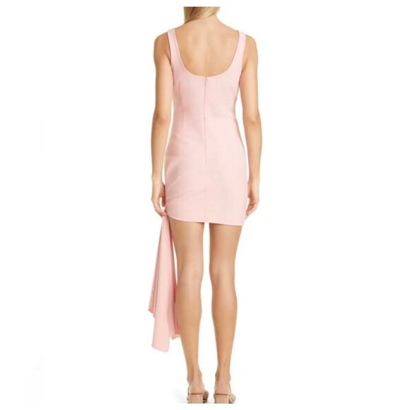 Cinq À Sept Womens Sharon Dress 8 Pink Asymmetrical Party Date Night Glam HOCO - Picture 3 of 14